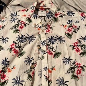 Slim fit XXL button down shirt